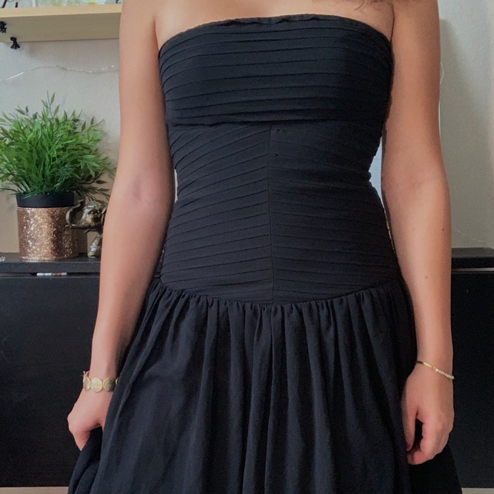 Formal short black dress
